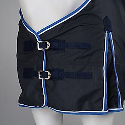 Horze Glasgow Lightweight 100-g Horse Turnout Blanket, Dark Blue, 72-in slide 2 of 6