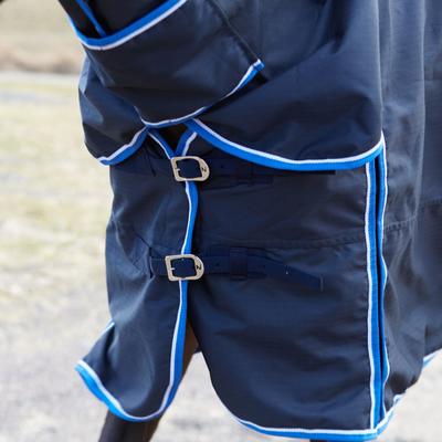 Show full view: Horze Glasgow Medium Weight Combo 150-g Horse Turnout Blanket, Dark Blue, 66-in slide 3 of 5