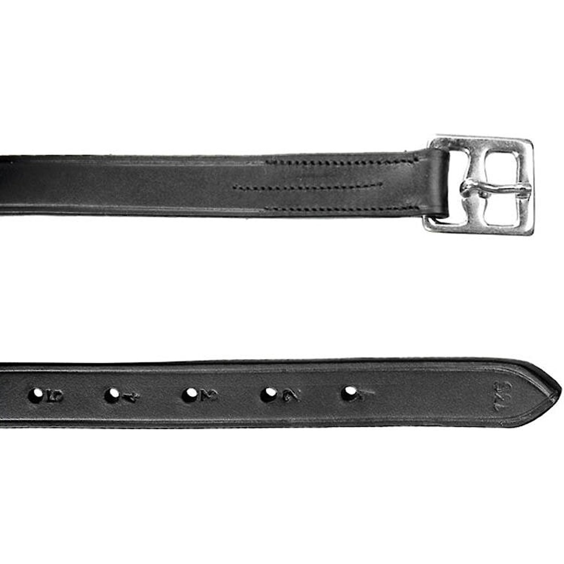 Horze Horse Stirrup Leathers, Black, 53-in