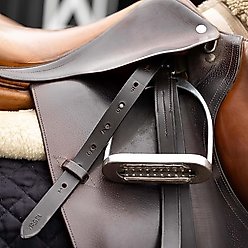 Horze Horse Stirrup Leathers, Dark Brown, 49-in slide 2 of 4