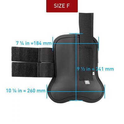 Show full view: Horze Horse Tendon Boots, White & Grey, Horse slide 4 of 10