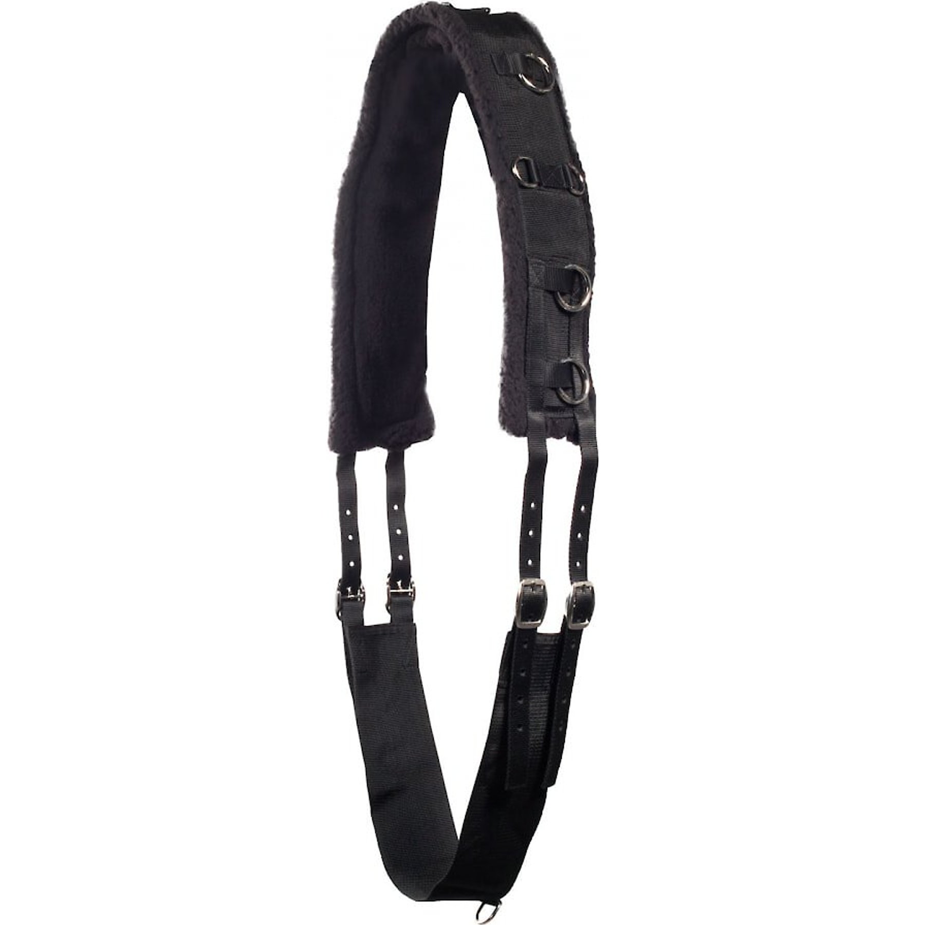 Horze Horse Training Surcingle, Black, Horse