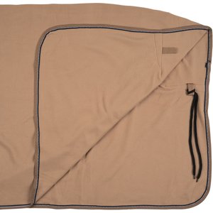 Horze Kiel Fleece Horse Cooler, Tan, 75-in
