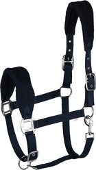 Horze Kiel Horse Halter with Fleece, Dark Navy, Cob
