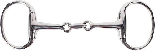 Show full view: Horze Lozenge Link Eggbutt Snaffle Horse Bit, 5.75 slide 1 of 2