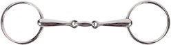Horze Lozenge Link Loose Ring Snaffle Horse Bit, 5.75, Stainless Steel slide 1 of 3