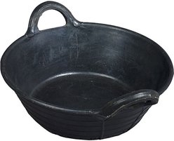 Horze Medium Rubber Feed Skip, Black