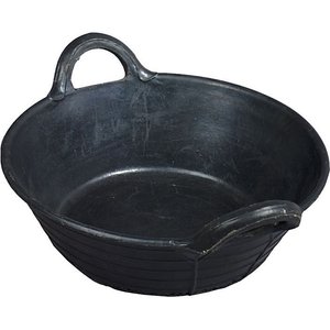 Horze Medium Rubber Feed Skip, Black