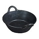 Horze Medium Rubber Feed Skip, Black