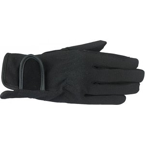 Horze Multi-Stretch Horse Riding Gloves, Black, Large