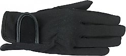 Horze Multi-Stretch Horse Riding Gloves, Black, X-Small