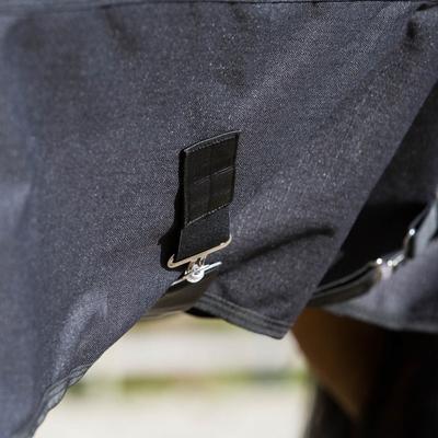 Show full view: Horze Nevada Heavyweight 400-g Winter Horse Turnout Blanket, Black, 69-in slide 4 of 5