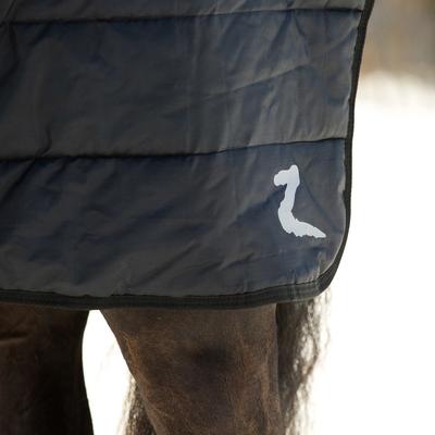 Show full view: Horze Nevada Lightweight 100-g Horse Stable Blanket, Black, 72-in slide 3 of 4