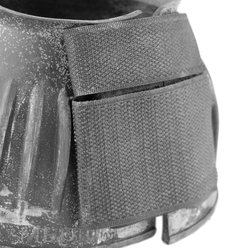 Horze No Turn Heavy Duty Bell Horse Boots, 2 count, Black, Large slide 2 of 9