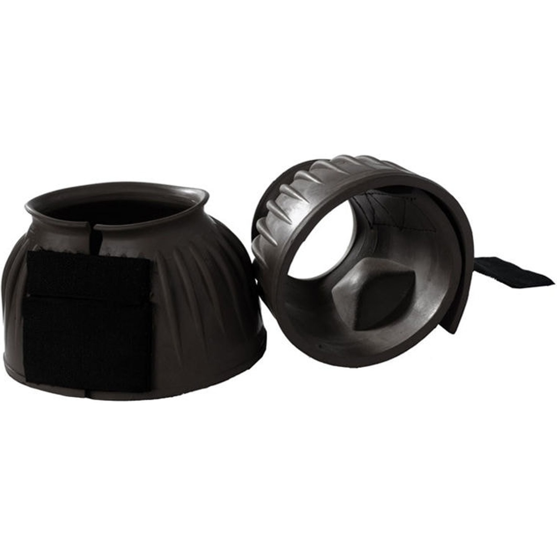 Horze No Turn Heavy Duty Bell Horse Boots, 2 count, Black, Small