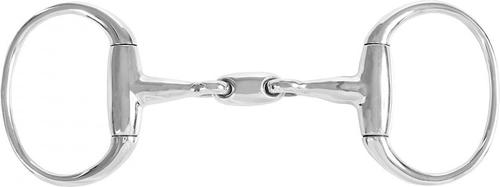 Show full view: Horze Oval Link Eggbutt Snaffle Horse Bit, 3.25 slide 1 of 3