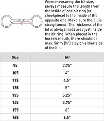 Horze Oval Link Joint Full Cheek Snaffle Horse Bit, 5.75 slide 2 of 2