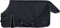 Horze Pony Glasgow Lightweight 100-g Horse Turnout Blanket, Dark Blue, 63-in