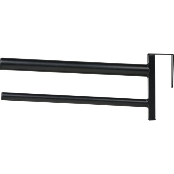 Horze portable Saddle Rack with 2 Bars, Black