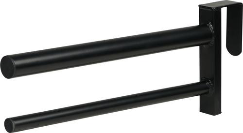 Show full view: Horze Portable Saddle Rack with 2 Bars, Black slide 2 of 3