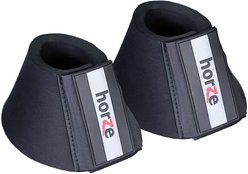 Horze Pro Horse Bell Boots, Black, Small