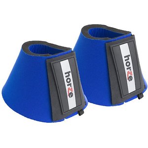 Horze Pro Horse Bell Boots, Blue, X-Large