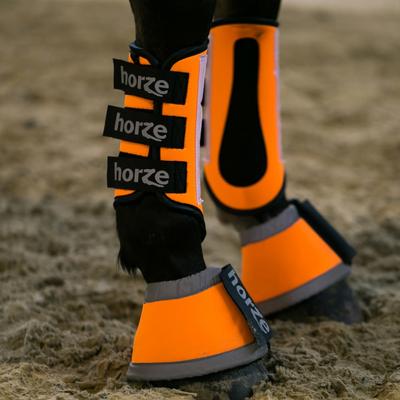 Show full view: Horze Reflective Horse Boots, 2 count, Orange, Large slide 2 of 6