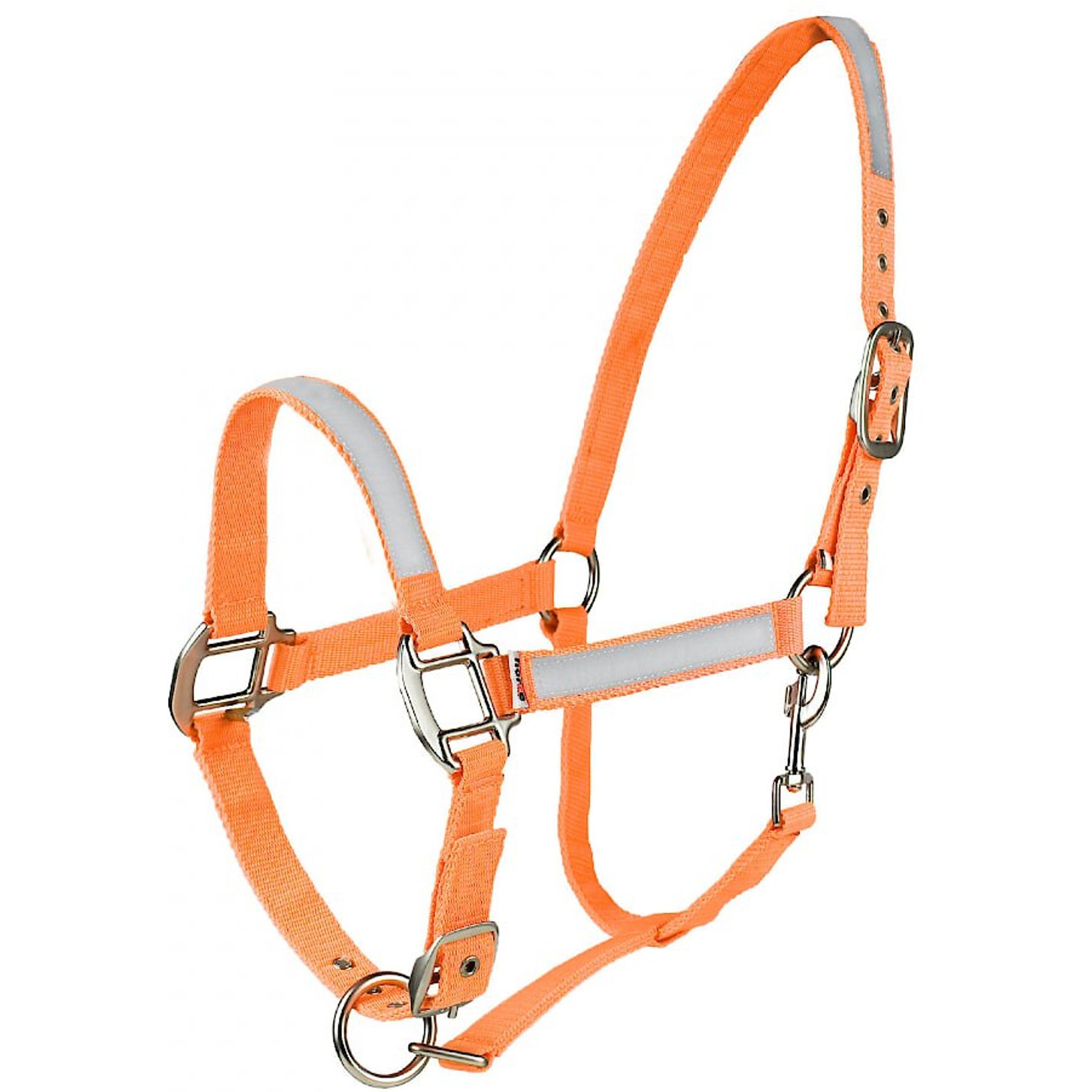 Horze Reflective Horse Halter, Orange, Horse