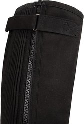 Horze Ribbed Amara Half Chaps, Black, X-Large slide 2 of 9