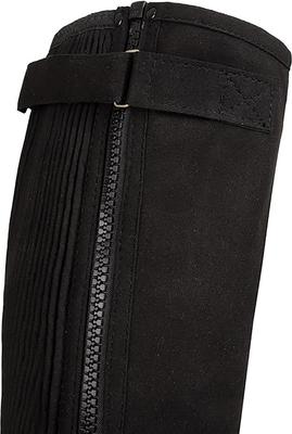 Show full view: Horze Ribbed Amara Half Chaps, Black, X-Large slide 7 of 9