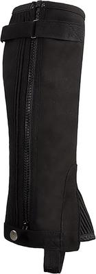 Show full view: Horze Ribbed Amara Half Chaps, Black, X-Large slide 3 of 9
