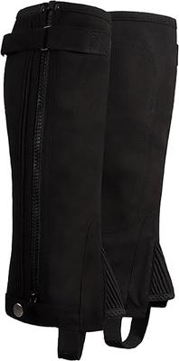 Show full view: Horze Ribbed Amara Half Chaps, Black, X-Large slide 2 of 9