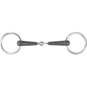 Horze Rubber Loose Ring Snaffle Horse Bit, 4