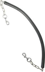 Horze Rubber Stable Chain, Black, 51-in