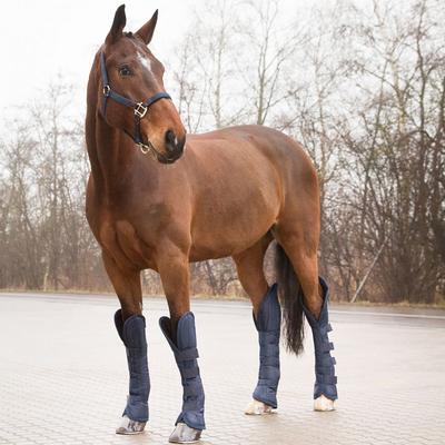 Show full view: Horze Shipping Horse Boots, 4 count, Peacoat Dark Blue, Horse slide 6 of 8