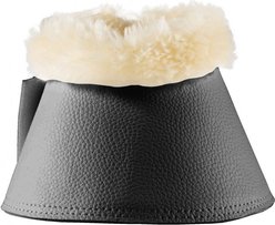Horze Signature Horse Bell Boots, 2 count, Black, X-Large