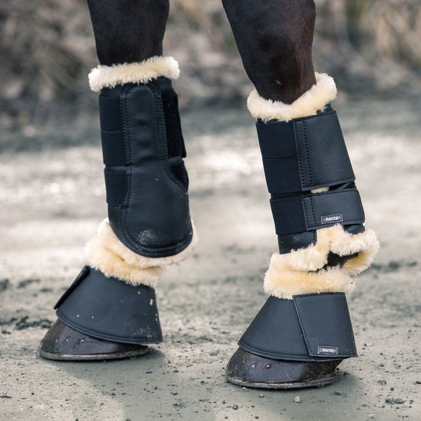 Horze Bell Horse Boots with Glitter