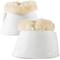 Show in main carousel: Horze Signature Horse Bell Boots, 2 count, White, Large slide 1 of 11