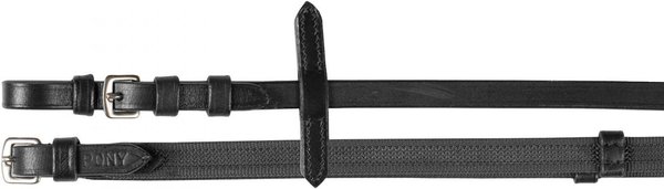 Show full view: Horze Slender Intertwined Horse Reins, Black, Pony slide 9 of 9