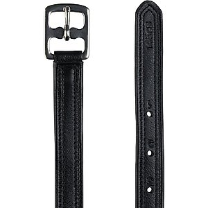 Horze Soft Horse Stirrup Leathers, Black, 44