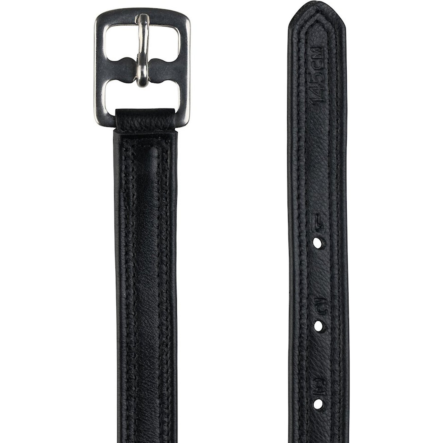 Horze Soft Horse Stirrup Leathers, Black, 58