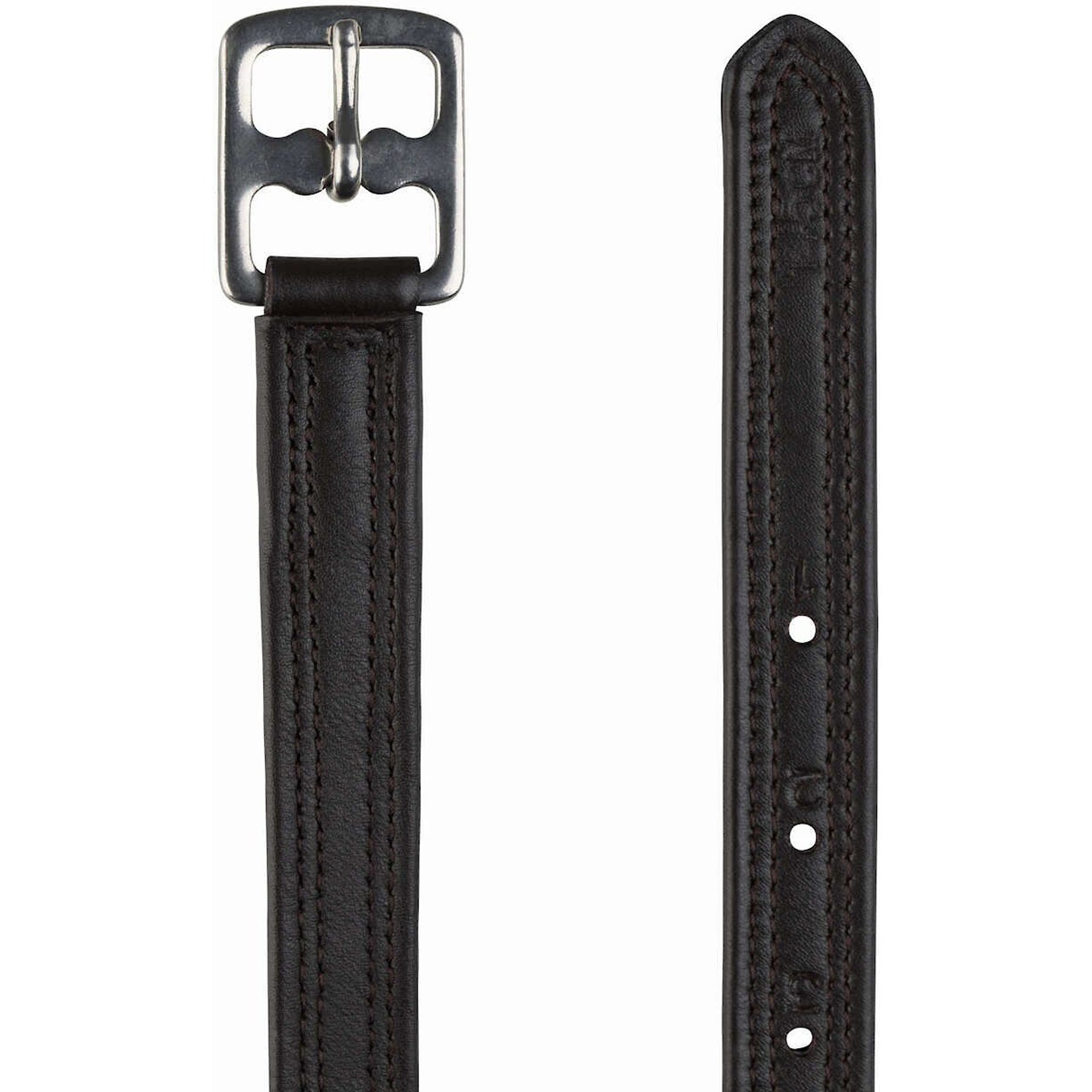 Horze Soft Horse Stirrup Leathers, Dark Brown, 50