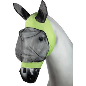 Horze Soft Stretch Horse Fly Mask, Light Green, Horse