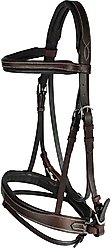 Horze Venice Soft Padded Horse Bridle, Dark Brown, Pony