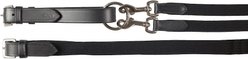 Horze Webbed Draw Horse Reins, Black, Horse