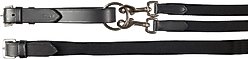 Horze Webbed Draw Horse Reins, Black, Pony