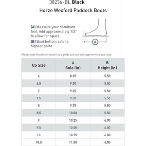 Horze Wexford Paddock Womens Boots, Black, 9