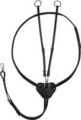 Horze Winchmore Running Martingale, Black, Horse