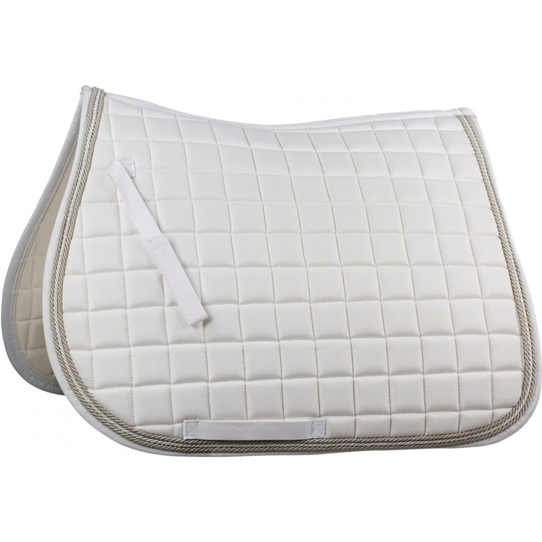 Horze Windsor All Purpose Saddle Pad, White, Horse