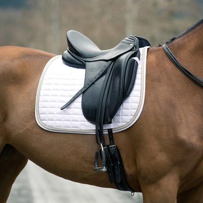 Show full view: Horze Windsor All Purpose Saddle Pad, White, Pony slide 5 of 5